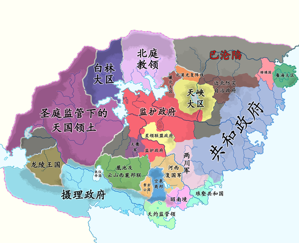 当前草稿政治地图